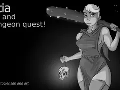 Katia and Dungeon quest! cover