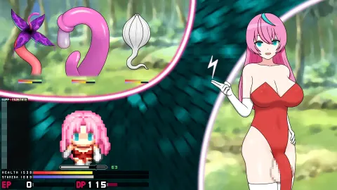 The Sleepyhead Futanari’s Semen-Squeezing Dungeon Rescue Record screenshot 1