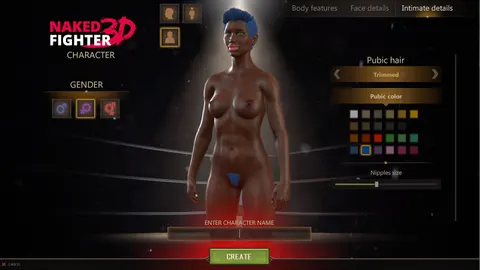 Naked Fighter 3D screenshot 1
