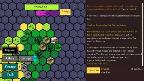 Lusty Continent: Text-based furry RPG screenshot 2